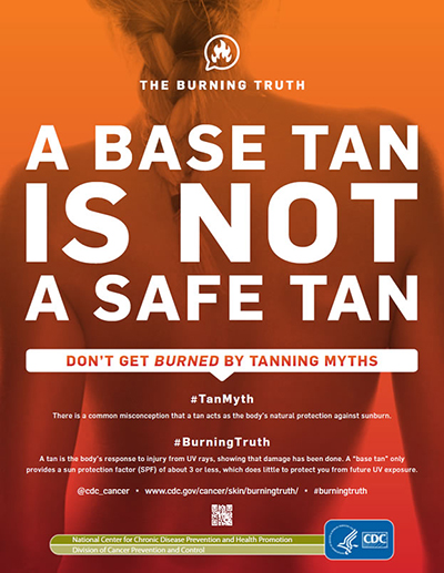 A poster from CDC's Burning Truth campaign