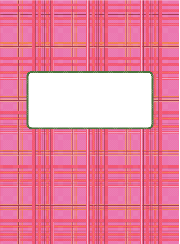 Plaid journal cover.